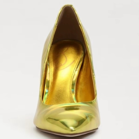 Sam Edelman Gold hologram finish stiletto pumps. New with box Size 7 - Picture 4 of 11